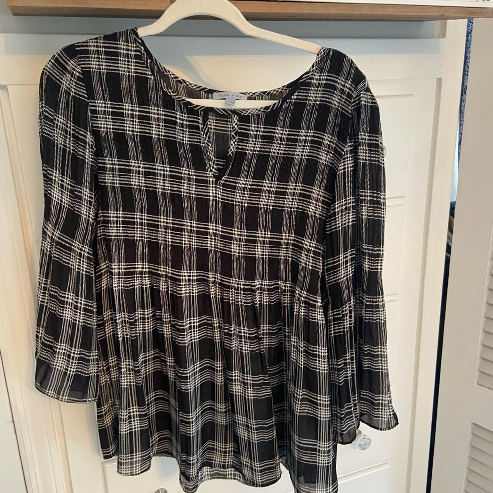 Gauze flowy top